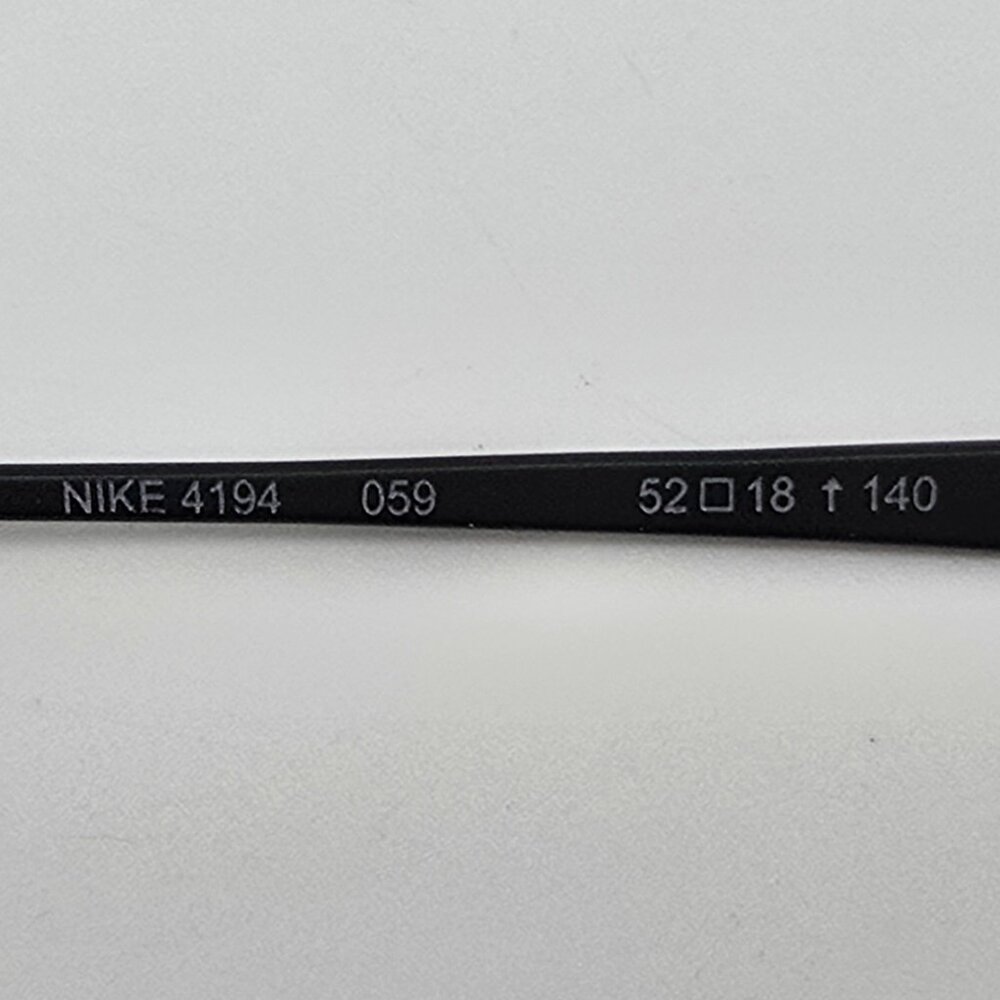 *SOLD* Nike with Flexon 4194 059 Matte Black Eyeglasses Frame w/ Case 52-18-140 - Picture 8 of 15